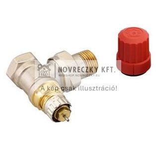 013G0013 RA-N Radiátorszelep, sarok, előrementő, DN15, belső menet, 0.9 m³/h