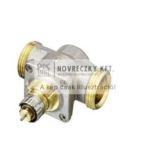 RA-C20 szabályozószelep, előbeállítási lehetőséggel, egyenes, 3/4", KM-G1", kvs=3.3 m³/h