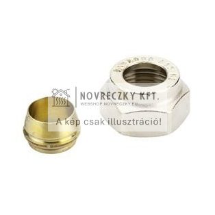 013G4126 RA-N Szorítógyűrűs csatlakozók acél és réz csővezetékekhez, G 3/4", 16, Nikkelezett