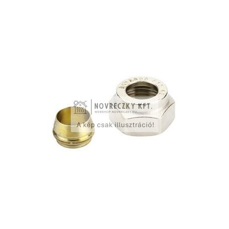 013G4126 RA-N Szorítógyűrűs csatlakozók acél és réz csővezetékekhez, G 3/4", 16, Nikkelezett