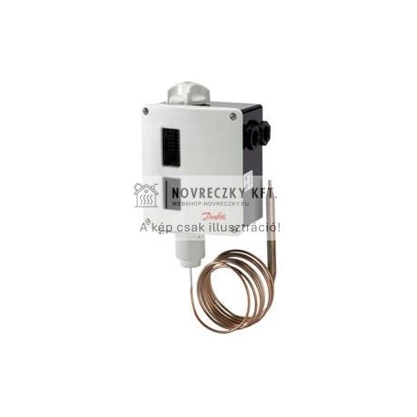 RT123 Hőmérséklet-kapcsoló+150...250°C, 2 méter kapilláris, auto reset, állítható diff., IP66