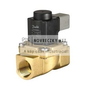 EV225B Mágnesszelep gőzre G1", 230V AC, NC, 0,3...10 bar, kv-érték= 6 m³/h, PTFE, IP65