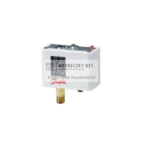 KPI35 nyomáskapcsoló folyadékra/gázokra/olajra, -0.2-8 bar, G1/4", diff.:0.5-2 bar, IP30