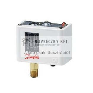 KPI35 nyomáskapcsoló folyadékra/gázokra/olajra, -0.2-8 bar, G1/2", diff: 0.4-1.5 bar, IP30