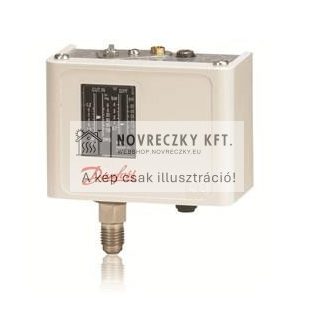 KPI36 nyomáskapcsoló folyadékra/gázokra/olajra, 2-12 bar, G1/4", diff: 0.5-1.6 bar, IP30
