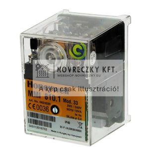 MMG 810.1 Mod. 33 Kompakt égőautomatika, olaj/gáz égőkhöz, -20...60°C, 230V AC, IP44
