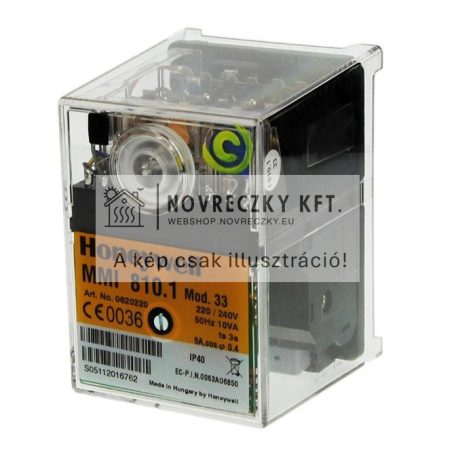 MMG 810.1 Mod. 33 Kompakt égőautomatika, olaj/gáz égőkhöz, -20...60°C, 230V AC, IP44