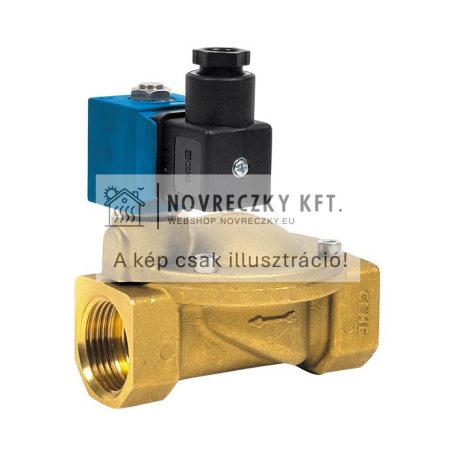 ESM86 Mágnesszelep 11/4" , NC, 230V, 0,3...10 bar, max.80°C, szervo-rásegítéssel, NBR, IP65