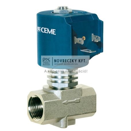 ESV 90 gőzmágnesszelep 2", NC, 230V 50Hz, 1...10 bar, max.180°C, kv-érték=34,8 m³/h, PTFE tömítés