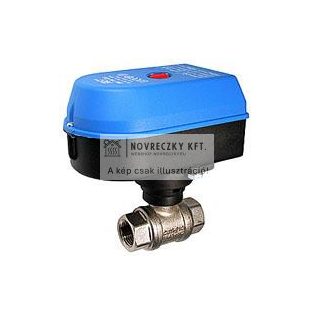 EMV 110 602/4230-2 áteresztő motoros golyóscsap 1/2", BM, 230V, kv=17 m3/h, 8Nm, 30sec, PN16, IP44