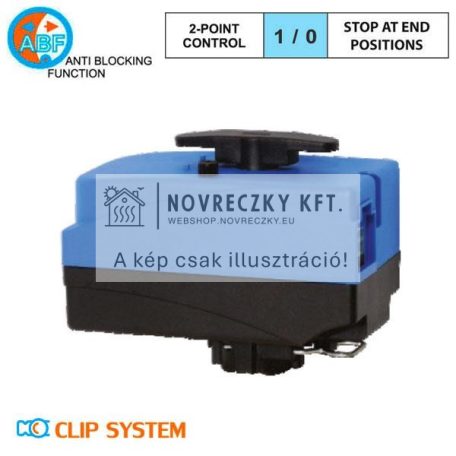 EMV 110 220/9G30-K 2P ND motor, gyors nyitású, 30 sec, 90°, 230V, 5Nm, IP44