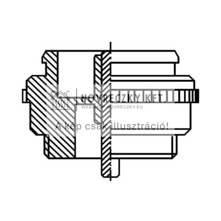 VA02 Működtetőszelep-adapter M30x1,5 Uponor osztóra