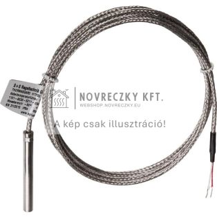 HTF50 Pt1000, 1,5 méter, glass kábel hőmérséklet érzékelő -50…+350°C, IP54, 6x50mm