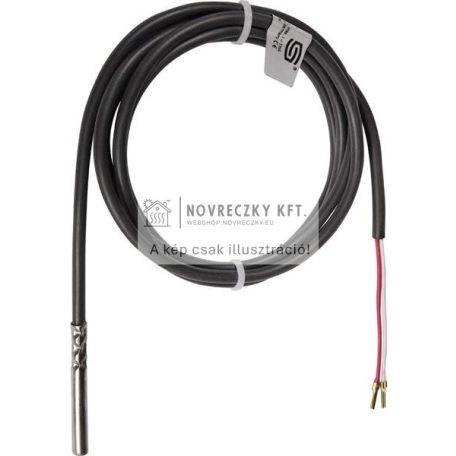 HTF50 NTC10K 3 méter, silikon kábel hőmérséklet érzékelő -50...+180°C, IP65, 6x50mm