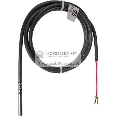 HTF50 NTC20K 1,5 méter, silikon kábel hőmérséklet érzékelő, -50...+180°C, IP65, 6x50mm
