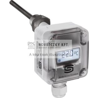 TM65-I Pt1000, 100 mm, LCD kijelzős hőmérséklet távadó 4...20 mA, -30...+70°C, IP65