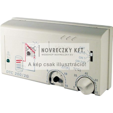DTC200/2G Napkollektor szabályzó 230V AC, IP40
