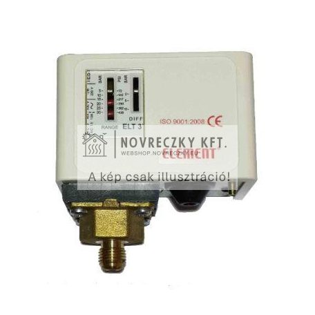 Element ELT-35 nyomáskapcsoló 1/4", nyomás: -0,2 - 8 bar, differenciál: 0,6-3 bar, IP40