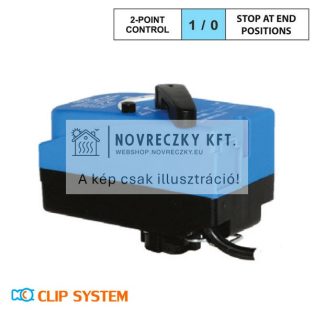 EMV 110 9GV0-K 2P motor 230V 50Hz, 20 sec/90°, max.5 Nm, fix és záró fázis, IP44