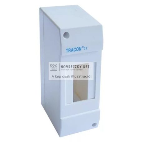 Tracon EDFK-2/1AN Műanyag kiselosztó, ajtó nélkül, 2 modul, IP40, falon kívüli