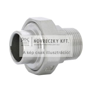 2027 Rozsdamentes acél, 1",külső menetes - hegeszthető BW modell, PS20, -25...+180°C