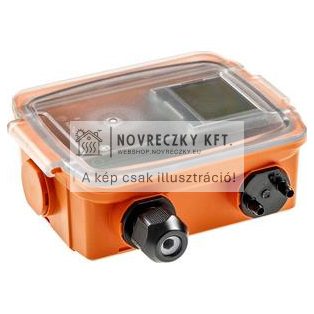 Nyomáskülönbség-érzékelő levegőhöz, -100...2500 Pa, 0...5 V, 0...10 V, 4...20 mA, LCD