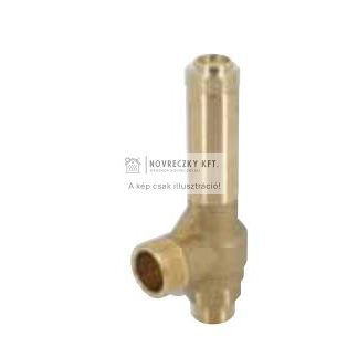 Biztonsági lefuvatószelep 1", 6.0 bar, folyadékra, min. 0,3 bar, -20...+200°C, FKM tömítés