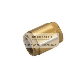 Visszacsapószelep 3/4", belső menetes, max. 100°C, sárgaréz, PN25