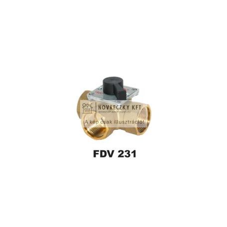 FDV 231 3-járatú váltószelep DN20, belső menet, Rp3/4", kvs=7