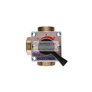 ROTOMIX FMV131C keverőszelep DN20, belső menet, Rp3/4" Kvs: 6,3 m3/h