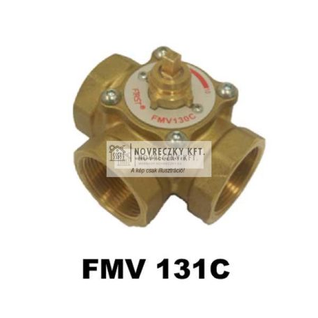 FMV131C 3-járatú keverőszelep DN50, belső menetes, Rp 2", kvs=40, PN10