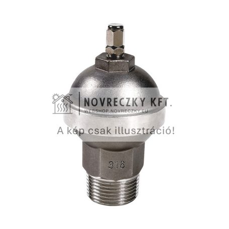 Rozsdamentes acél ütéslevezető 4515 AIT BSP 1/2''