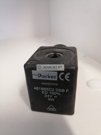 481865C2 Parker mágnestekercs, 24VDC, 9W, IP65