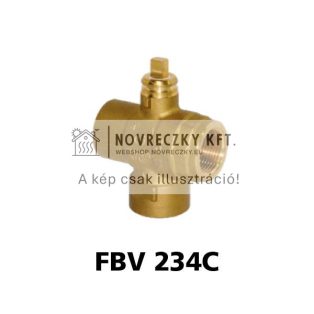 FBV 234C 3-járatú váltó csap DN20, belső menetes, kvs=9,6