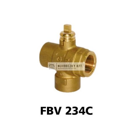 FBV 234C 3-járatú váltó csap DN32, belső menetes, kvs=25m3/h