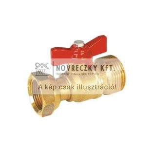 Sferaco golyóscsap fix hollandis 1/2" és külső menet 1/2" csatlakozással, PN20, TS: -10...+120°C