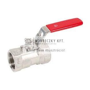 golyóscsap (708004) rozsdamentes acél 1/2" max 40 bar, max 180C