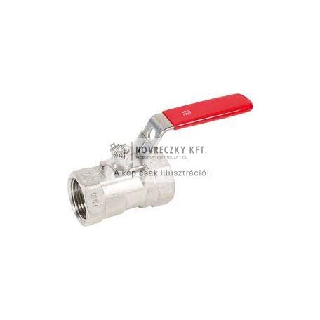 golyóscsap (708004) rozsdamentes acél 1/2" max 40 bar, max 180C