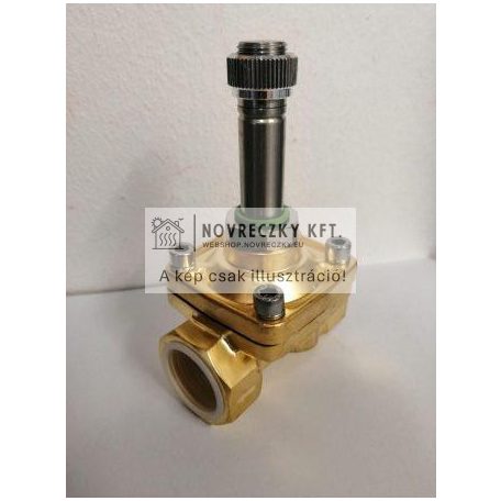 70A-4E-A mágnesszelep test (réz) 1/2", NC, max.130°C, EPDM, PN16, kvs=3,8, IP65