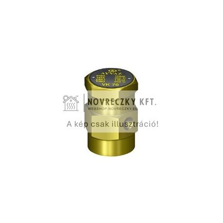 Vákumtörő 1/2", PN16, 260°C, levegőbemenet 1/8"