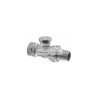 ADN15 Visszatérő radiátorszelep, egyenes kivitel 1/2”, DN15, kv = 0,2 - 2,5 m³/h