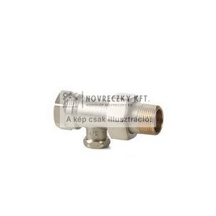 ADN20 Visszatérő radiátorszelep, egyenes kivitel 3/4”, DN20, kv= 0,2 - 3,0 m³/h