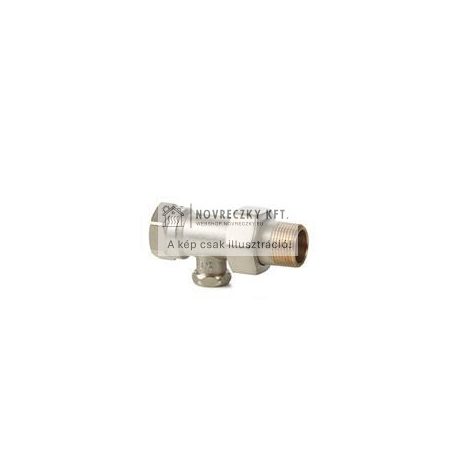 ADN20 Visszatérő radiátorszelep, egyenes kivitel 3/4”, DN20, kv= 0,2 - 3,0 m³/h
