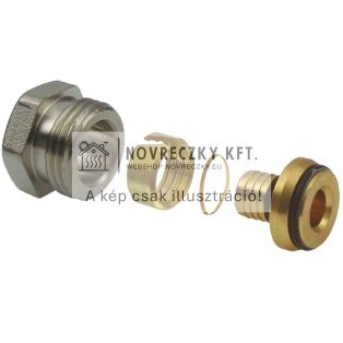   AVN15P14 szorítógyűrűs csatlakozó 1/2"-14*2mm aluPEX csőhöz