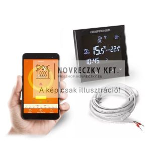 Computherm E300 Wifi Programozható Szobatermosztát Radiátoros- és Padlófűtési Rendszerekhez (fekete)