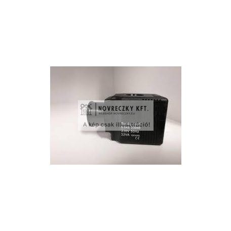 E3AE23050 230V50 Hz 32VA mágnestekercs NC max. 1"-ig 0-14 ba, NO 3/4"-ig 0-14 bar, IP65