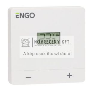 Vezetékes elemes termosztát, fűtés/hűtés, 5...35°C, IP30 (fehér)