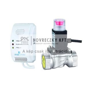   Gáz érzékelő mágnesszeleppel 220V 1/2" Földgáz és LPG