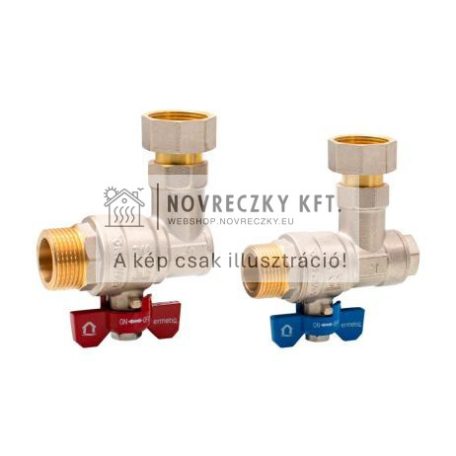 SCW617N sárgaréz hollandis kazánbekötő szett sarok KM (2db 3/4")