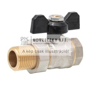 SCW617N sárgaréz golyóscsap pillangó karos 3/4" KB hollandis (ERMETIQ)